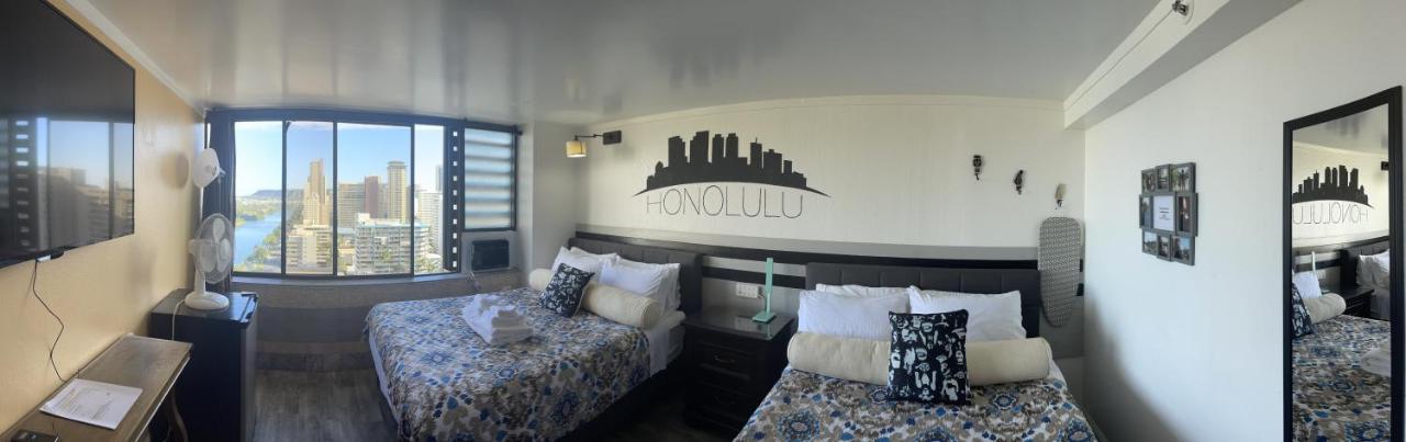 *Rarelayout*2Qn Beds*Great For Groups,Friends,Wakiki Apartment Honolulu Exterior photo