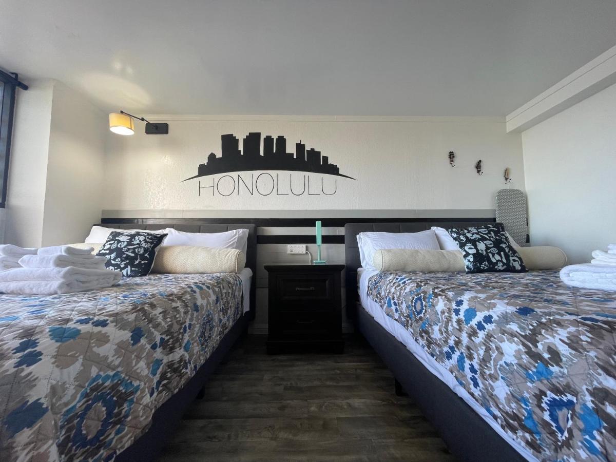 *Rarelayout*2Qn Beds*Great For Groups,Friends,Wakiki Apartment Honolulu Exterior photo